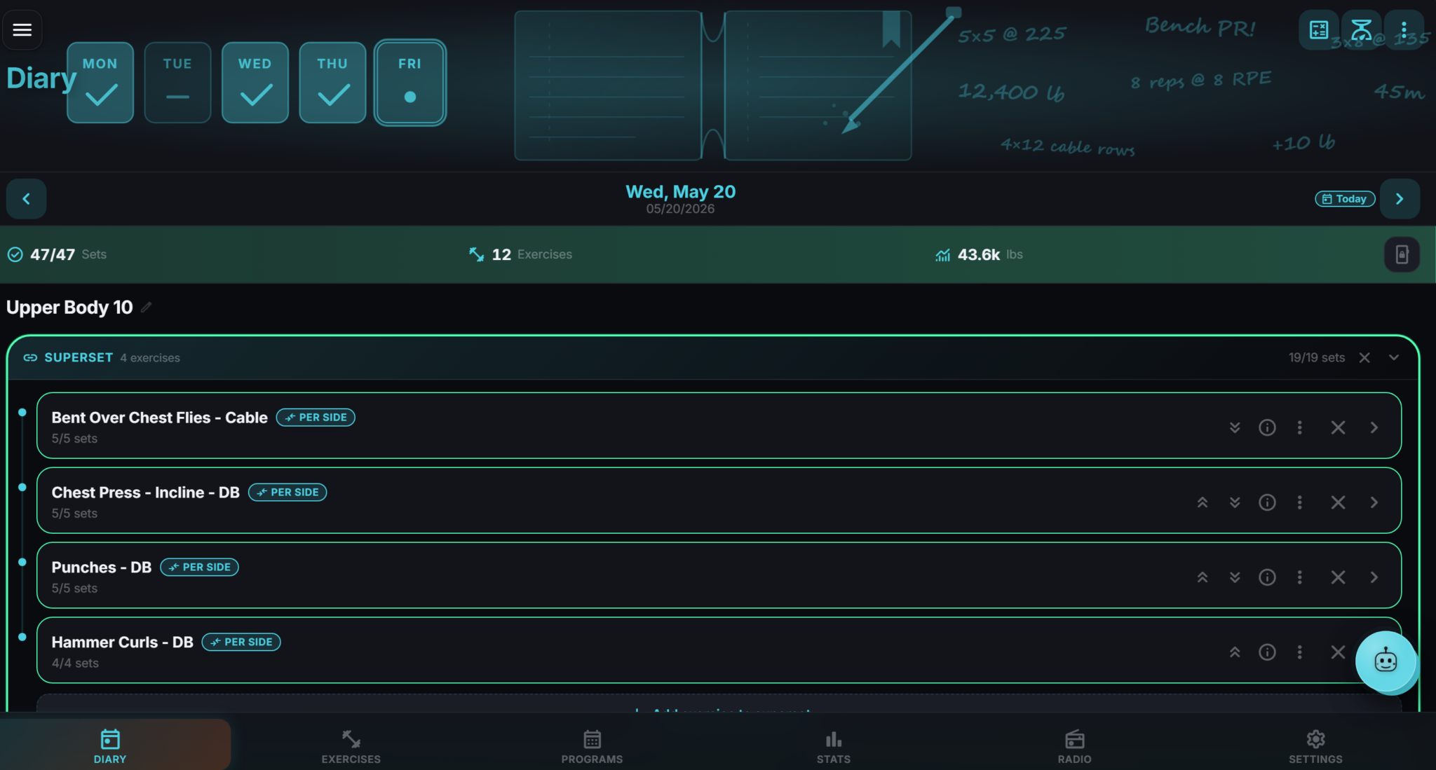 LiftTrace Diary
